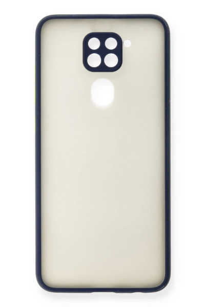 Newface Xiaomi Redmi Note 9 Kılıf Montreal Silikon Kapak - Lacivert resmi
