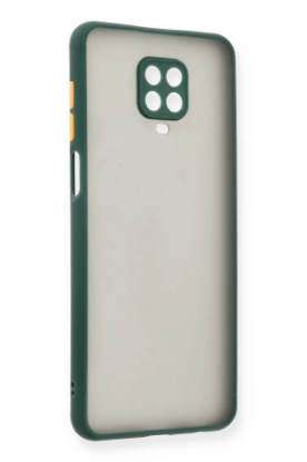 Newface Xiaomi Redmi Note 9 Pro Kılıf Montreal Silikon Kapak - Yeşil resmi