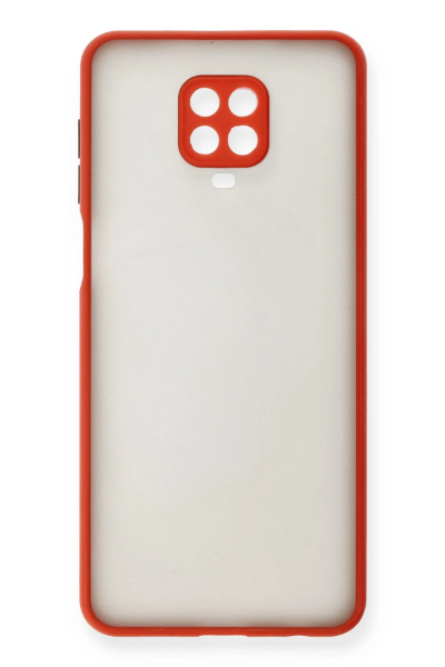Newface Xiaomi Redmi Note 9 Pro Kılıf Montreal Silikon Kapak - Kırmızı resmi