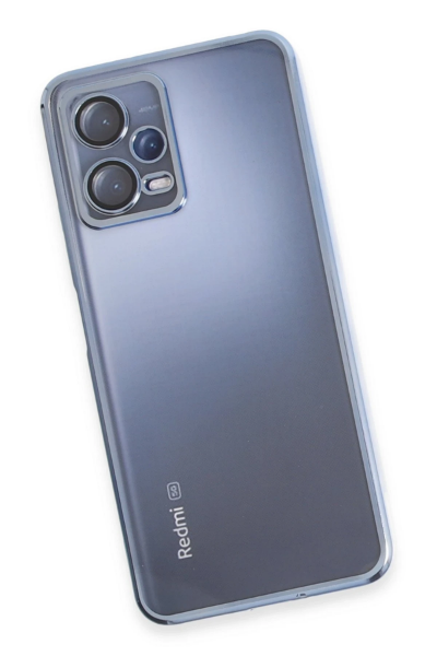 Newface Xiaomi Redmi Note 12 5G Kılıf Razer Lensli Silikon - Açık Mavi resmi