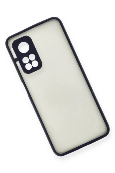 Newface Xiaomi Mi 10T Kılıf Montreal Silikon Kapak - Lacivert resmi