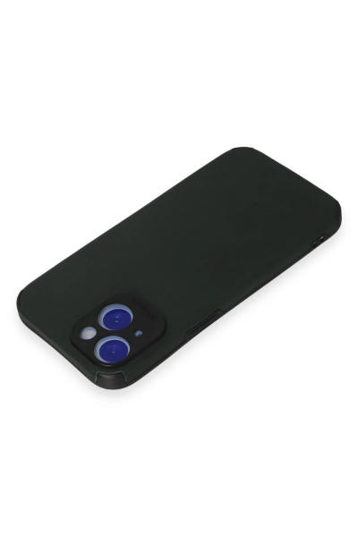 Newface iPhone 15 Kılıf Loop Deri Silikon - Yeşil resmi