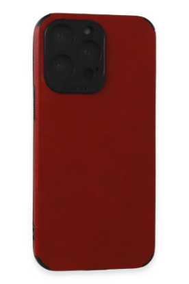 Newface iPhone 15 Pro Max Kılıf Loop Deri Silikon - Kırmızı resmi