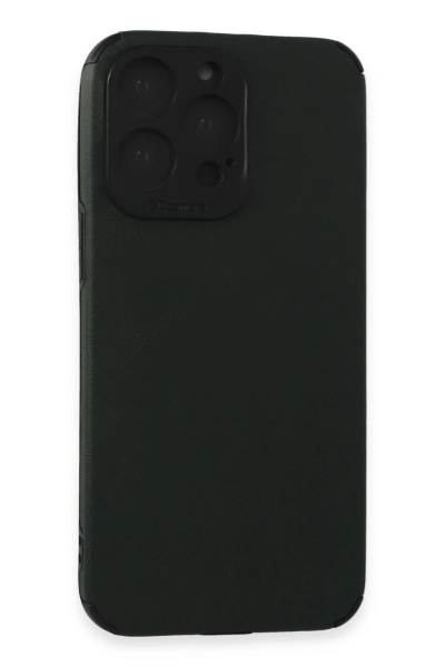 Newface iPhone 15 Pro Max Kılıf Loop Deri Silikon - Yeşil resmi
