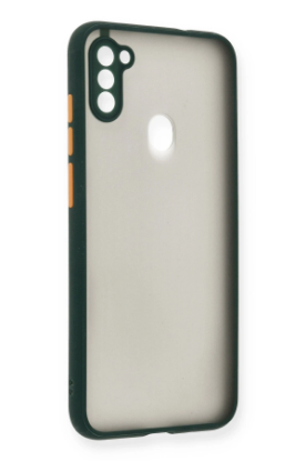 Newface Samsung Galaxy A11 Kılıf Montreal Silikon Kapak - Yeşil resmi