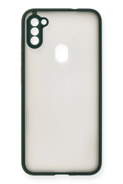 Newface Samsung Galaxy A11 Kılıf Montreal Silikon Kapak - Yeşil resmi