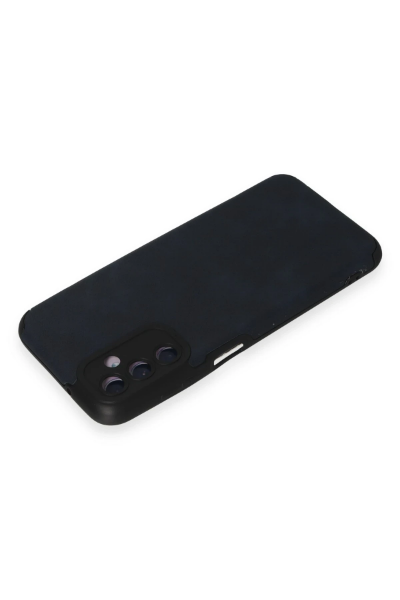 Newface Samsung Galaxy M14 5G Kılıf Loop Deri Silikon - Lacivert resmi
