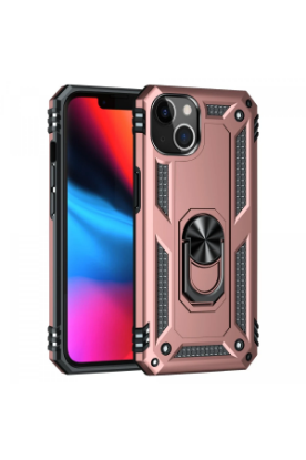 Newface iPhone 13 Kılıf Sofya Yüzüklü Silikon Kapak - Rose resmi