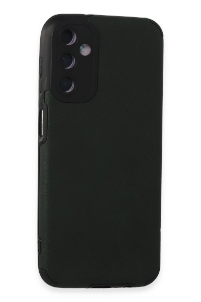 Newface Samsung Galaxy M14 5G Kılıf Loop Deri Silikon - Yeşil resmi