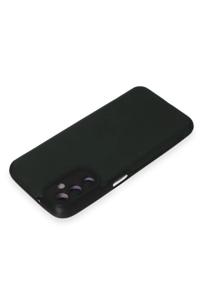 Newface Samsung Galaxy M14 5G Kılıf Loop Deri Silikon - Yeşil resmi