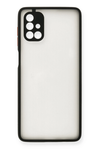 Newface Samsung Galaxy M51 Kılıf Montreal Silikon Kapak - Siyah resmi