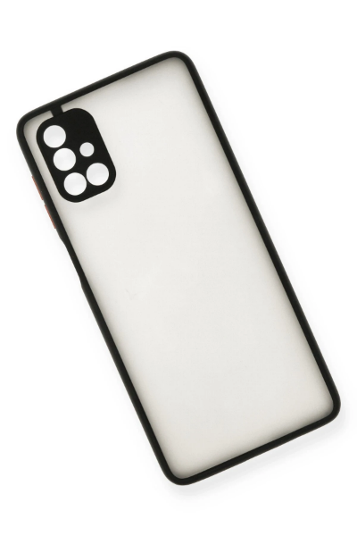 Newface Samsung Galaxy M51 Kılıf Montreal Silikon Kapak - Siyah resmi
