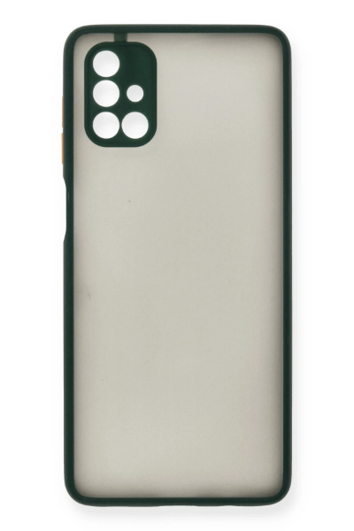 Newface Samsung Galaxy M51 Kılıf Montreal Silikon Kapak - Yeşil resmi