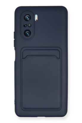 Newface Xiaomi Mi 11i Kılıf Kelvin Kartvizitli Silikon - Lacivert resmi
