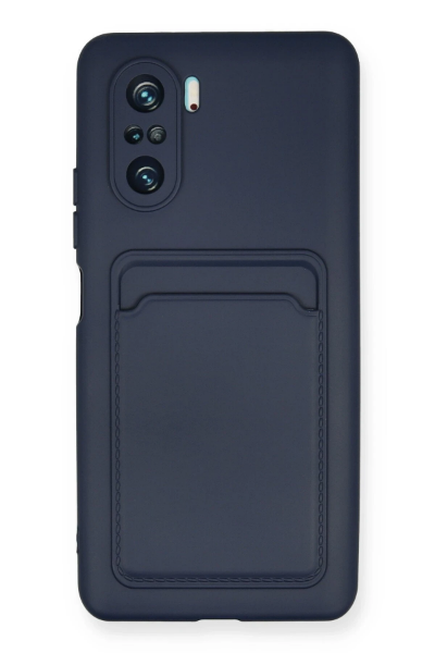 Newface Xiaomi Mi 11i Kılıf Kelvin Kartvizitli Silikon - Lacivert resmi