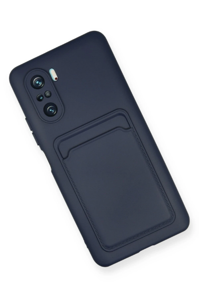 Newface Xiaomi Mi 11i Kılıf Kelvin Kartvizitli Silikon - Lacivert resmi