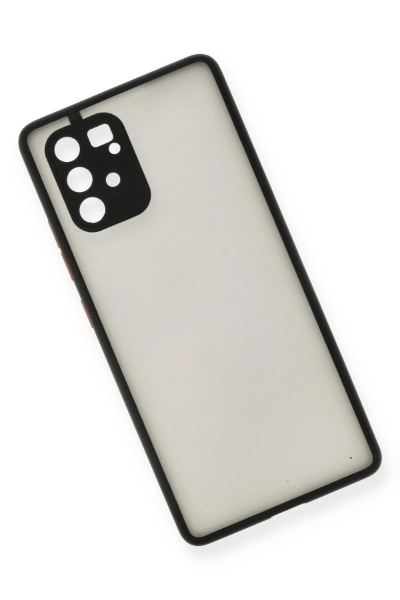 Newface Samsung Galaxy A91 / S10 Lite Kılıf Montreal Silikon Kapak - Siyah resmi