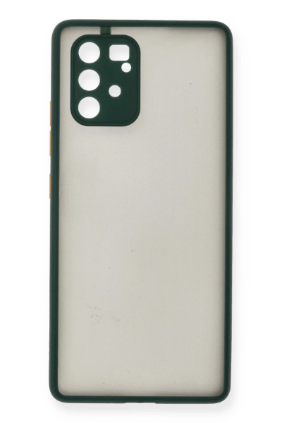 Newface Samsung Galaxy A91 / S10 Lite Kılıf Montreal Silikon Kapak - Yeşil resmi