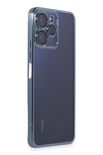 Newface Xiaomi Redmi 12 Kılıf Razer Lensli Silikon - Açık Mavi resmi