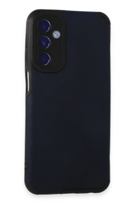 Newface Samsung Galaxy M34 5G Kılıf Loop Deri Silikon - Lacivert resmi