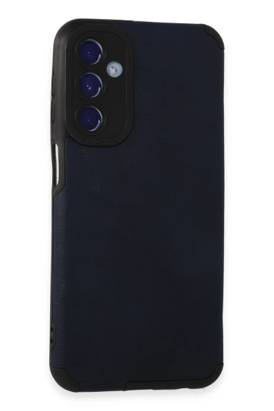 Newface Samsung Galaxy M34 5G Kılıf Loop Deri Silikon - Lacivert resmi