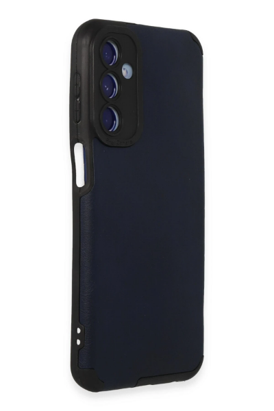 Newface Samsung Galaxy M34 5G Kılıf Loop Deri Silikon - Lacivert resmi