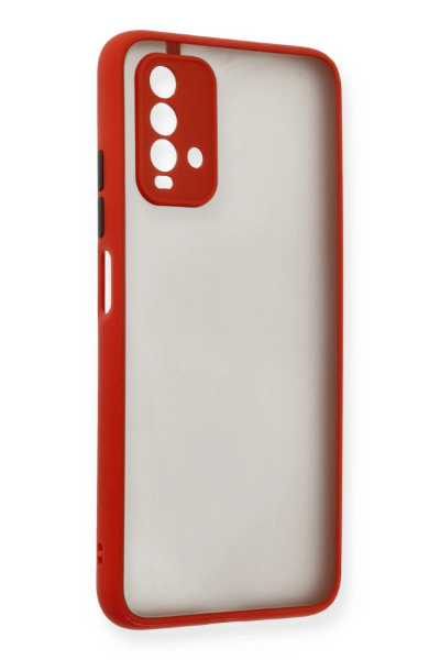 Newface Xiaomi Redmi 9T Kılıf Montreal Silikon Kapak - Kırmızı resmi
