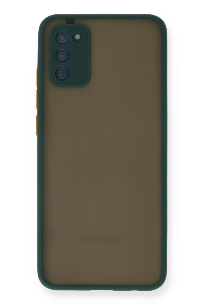 Newface Samsung Galaxy A02S Kılıf Montreal Silikon Kapak - Yeşil resmi