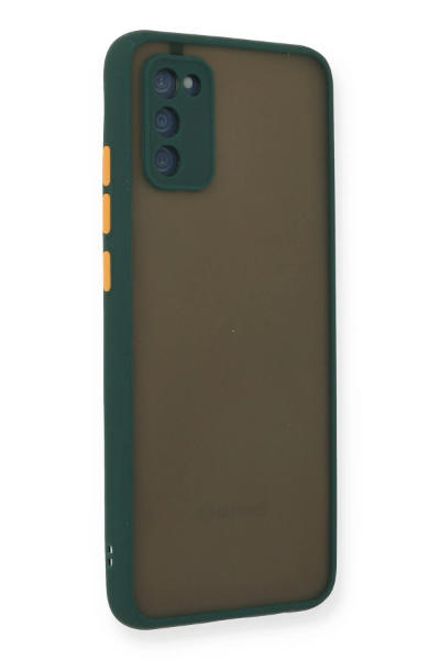 Newface Samsung Galaxy A02S Kılıf Montreal Silikon Kapak - Yeşil resmi
