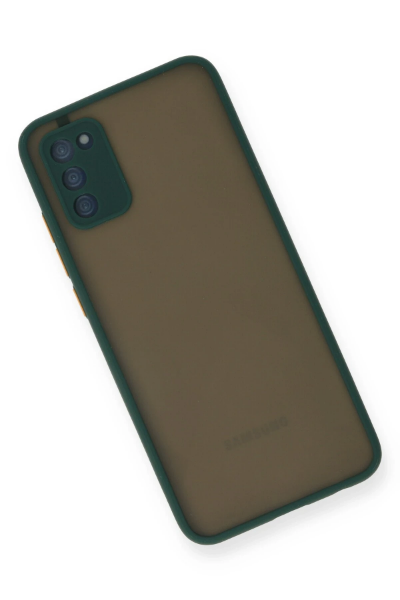 Newface Samsung Galaxy A02S Kılıf Montreal Silikon Kapak - Yeşil resmi