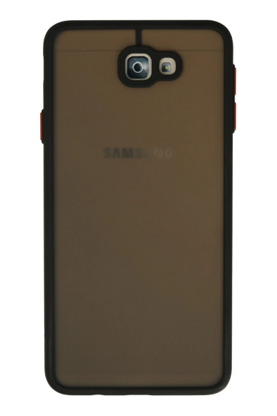 Newface Samsung Galaxy J7 Prime Kılıf Montreal Silikon Kapak - Siyah resmi