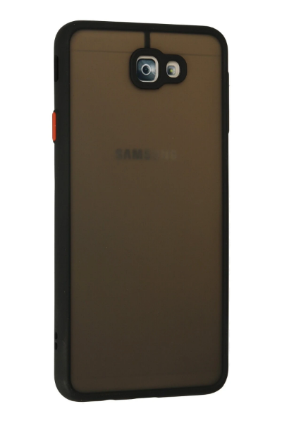 Newface Samsung Galaxy J7 Prime Kılıf Montreal Silikon Kapak - Siyah resmi