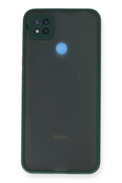 Newface Xiaomi Redmi 9C Kılıf Montreal Silikon Kapak - Yeşil resmi