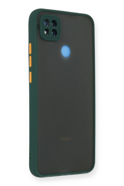 Newface Xiaomi Redmi 9C Kılıf Montreal Silikon Kapak - Yeşil resmi