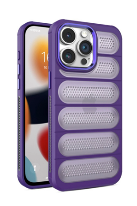 Newface iPhone 14 Pro Kılıf Airmax Silikon Kapak - Derin Mor resmi