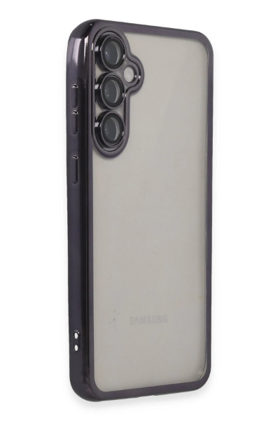 Newface Samsung Galaxy S23 FE Kılıf Razer Lensli Silikon - Mor resmi