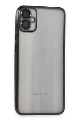 Newface Samsung Galaxy A05 Kılıf Razer Lensli Silikon - Siyah resmi