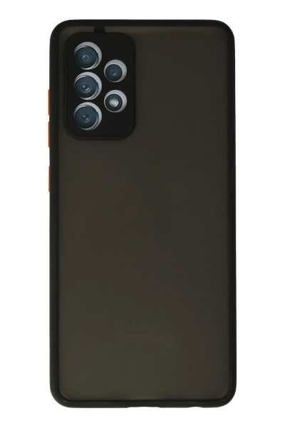 Newface Samsung Galaxy A52 Kılıf Montreal Silikon Kapak - Siyah resmi