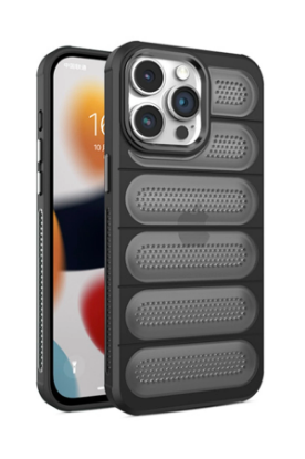 Newface iPhone 15 Pro Kılıf Airmax Silikon Kapak - Siyah resmi