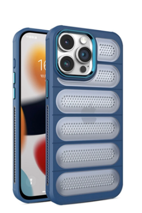 Newface iPhone 15 Pro Kılıf Airmax Silikon Kapak - Lacivert resmi