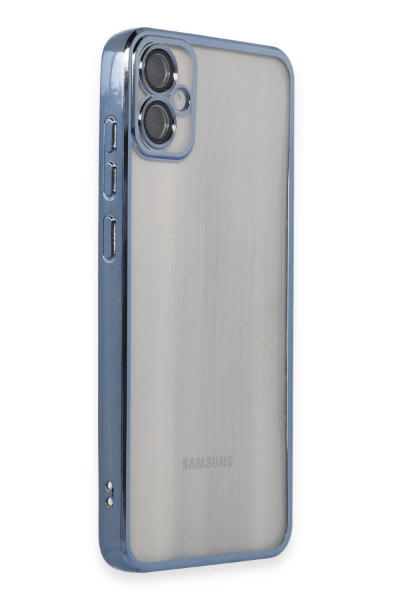 Newface Samsung Galaxy A05 Kılıf Razer Lensli Silikon - Lacivert resmi