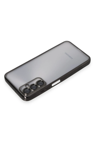 Newface Samsung Galaxy A05S Kılıf Razer Lensli Silikon - Siyah resmi