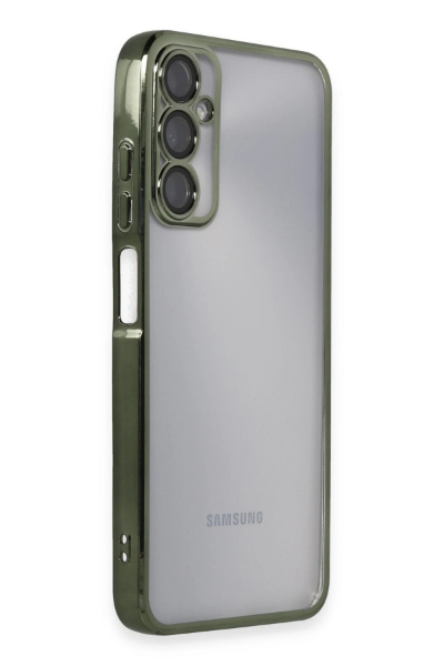 Newface Samsung Galaxy A05S Kılıf Razer Lensli Silikon - Yeşil resmi