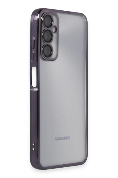Newface Samsung Galaxy A05S Kılıf Razer Lensli Silikon - Mor resmi