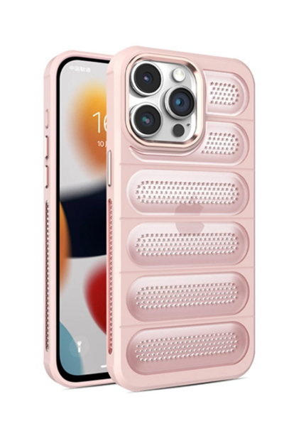 Newface iPhone 15 Pro Max Kılıf Airmax Silikon Kapak - Pembe resmi