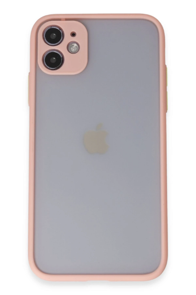Newface iPhone 11 Kılıf Montreal Silikon Kapak - Pembe resmi