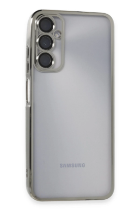 Newface Samsung Galaxy A05S Kılıf Razer Lensli Silikon - Gümüş resmi