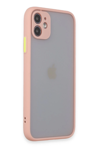 Newface iPhone 11 Kılıf Montreal Silikon Kapak - Pembe resmi