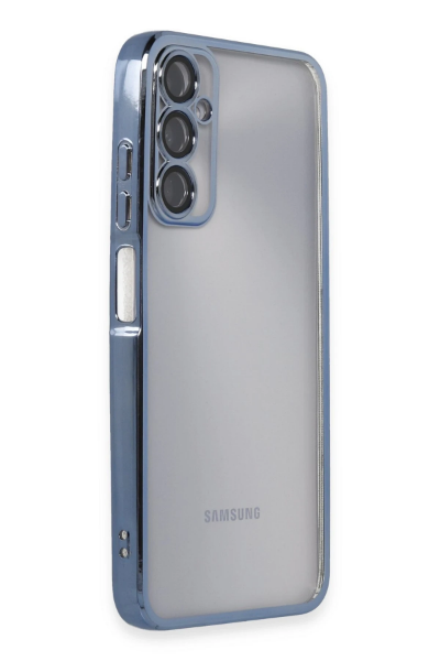 Newface Samsung Galaxy A05S Kılıf Razer Lensli Silikon - Açık Mavi resmi