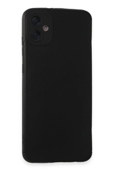 Newface Samsung Galaxy A05 Kılıf Loop Deri Silikon - Siyah resmi